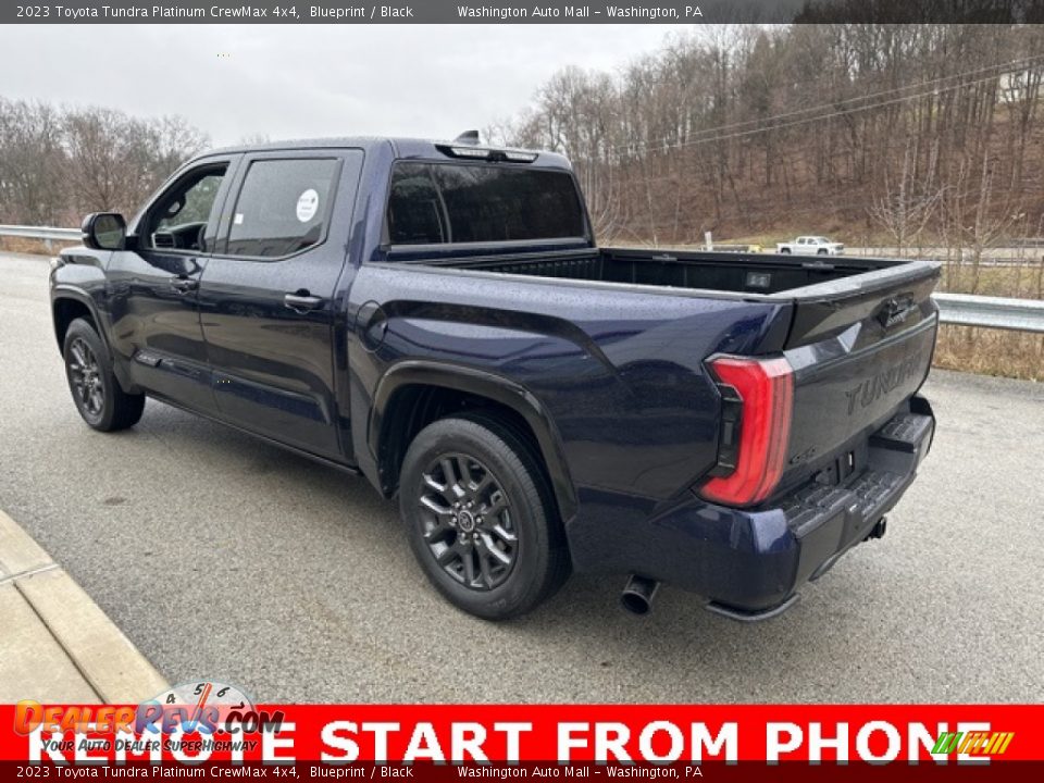 2023 Toyota Tundra Platinum CrewMax 4x4 Blueprint / Black Photo #2