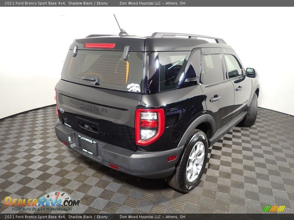 2021 Ford Bronco Sport Base 4x4 Shadow Black / Ebony Photo #17
