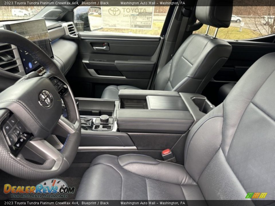 Front Seat of 2023 Toyota Tundra Platinum CrewMax 4x4 Photo #4