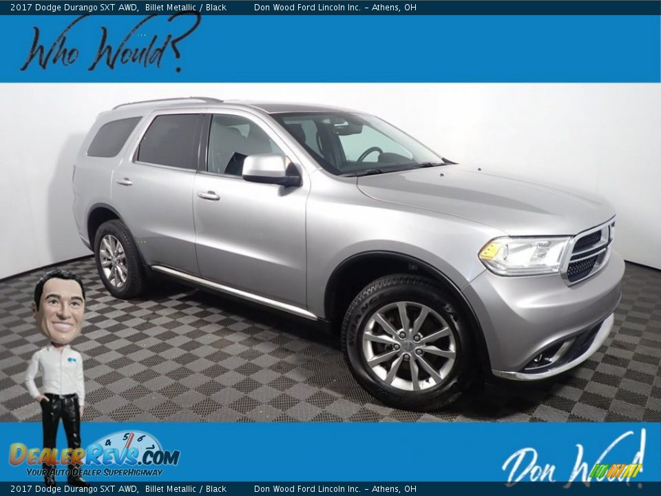 2017 Dodge Durango SXT AWD Billet Metallic / Black Photo #1