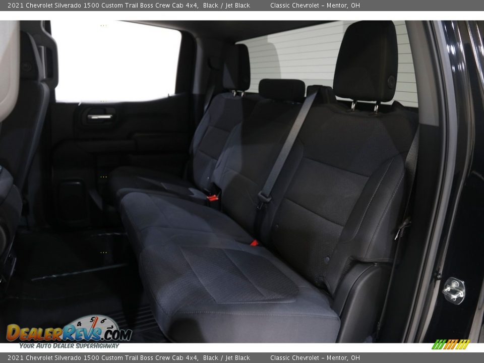 2021 Chevrolet Silverado 1500 Custom Trail Boss Crew Cab 4x4 Black / Jet Black Photo #18
