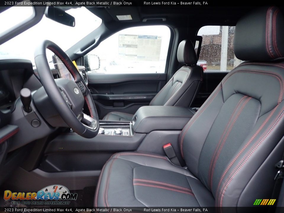 Black Onyx Interior - 2023 Ford Expedition Limited Max 4x4 Photo #13