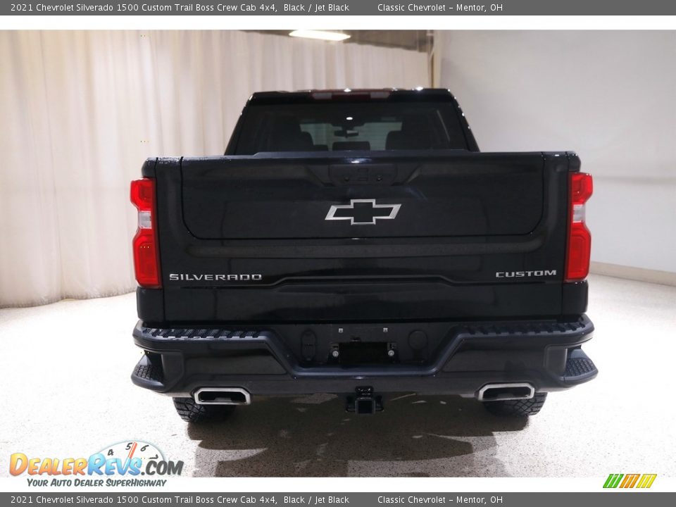 2021 Chevrolet Silverado 1500 Custom Trail Boss Crew Cab 4x4 Black / Jet Black Photo #19