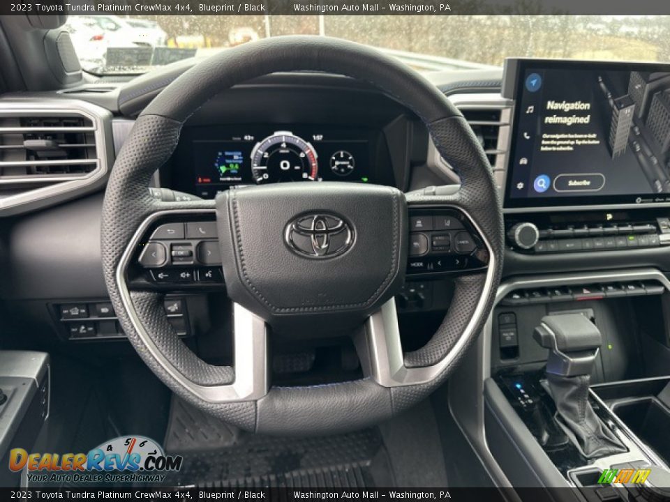 2023 Toyota Tundra Platinum CrewMax 4x4 Steering Wheel Photo #10