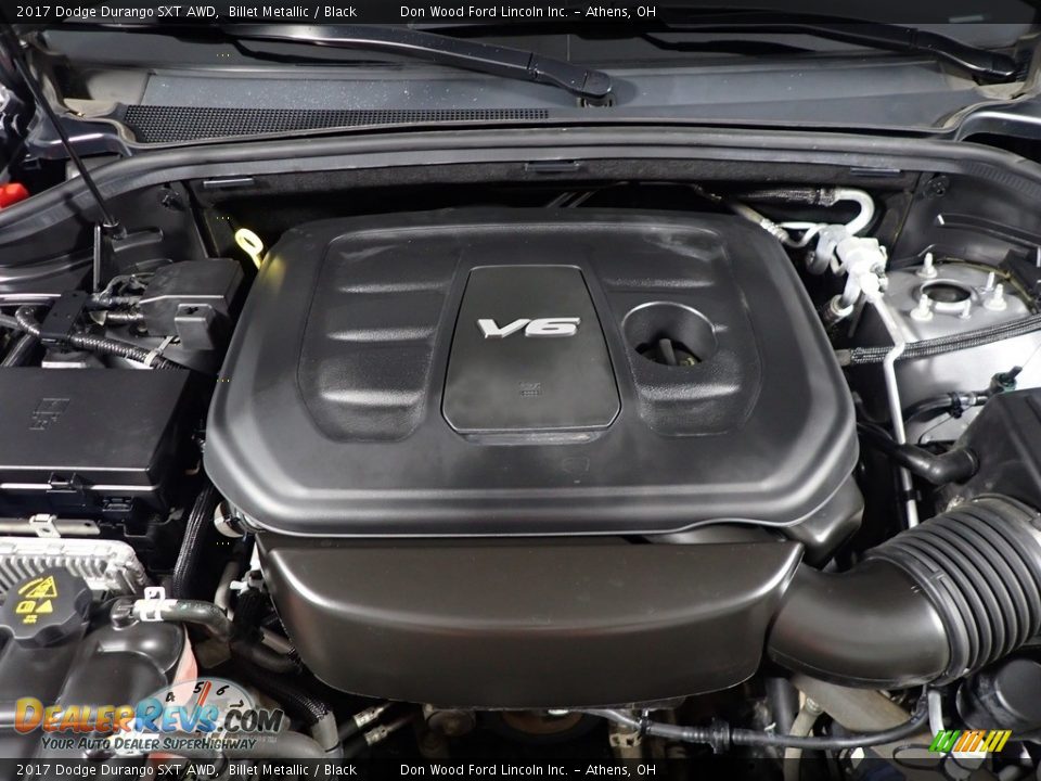 2017 Dodge Durango SXT AWD Billet Metallic / Black Photo #6