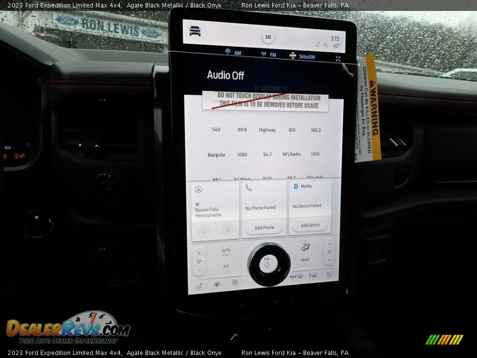 2023 Ford Expedition Limited Max 4x4 Agate Black Metallic / Black Onyx Photo #16