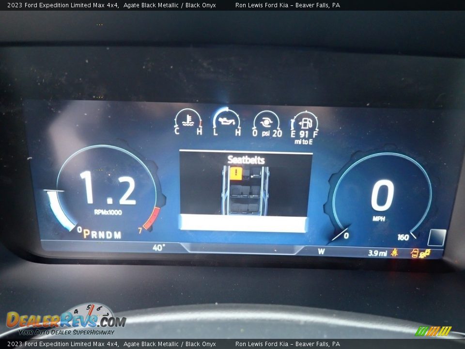 2023 Ford Expedition Limited Max 4x4 Agate Black Metallic / Black Onyx Photo #17