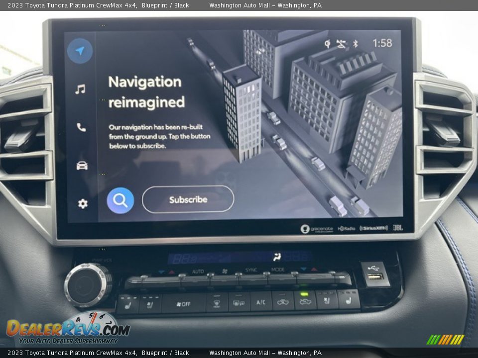Controls of 2023 Toyota Tundra Platinum CrewMax 4x4 Photo #13