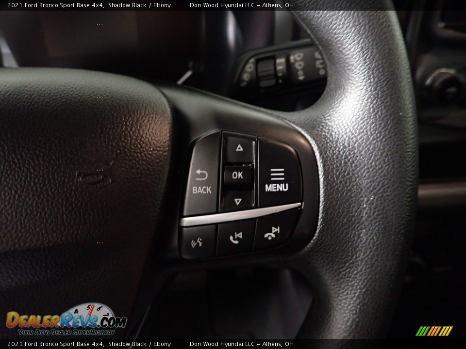 2021 Ford Bronco Sport Base 4x4 Shadow Black / Ebony Photo #28