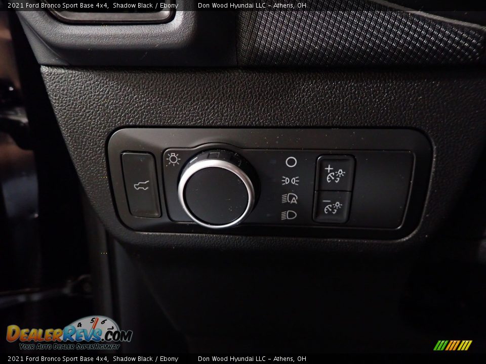 2021 Ford Bronco Sport Base 4x4 Shadow Black / Ebony Photo #29