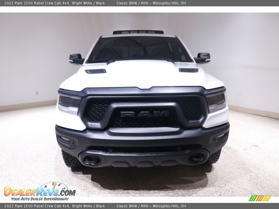 2022 Ram 1500 Rebel Crew Cab 4x4 Bright White / Black Photo #2