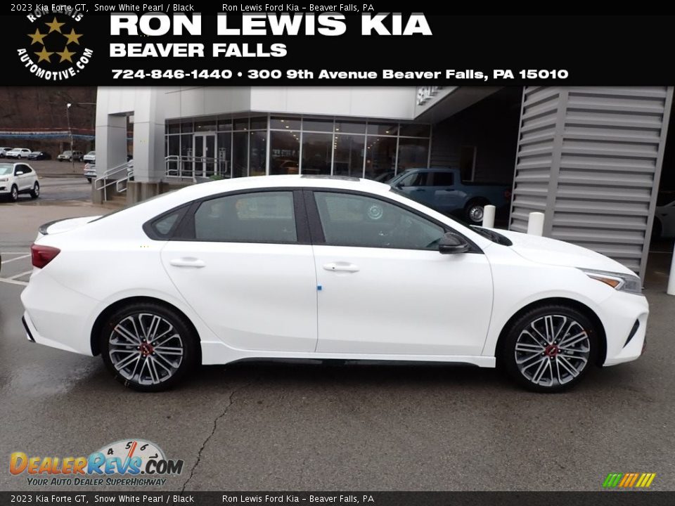 2023 Kia Forte GT Snow White Pearl / Black Photo #1