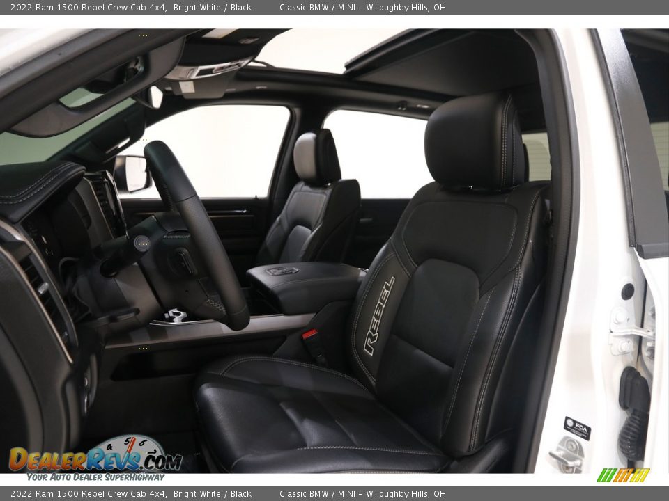 2022 Ram 1500 Rebel Crew Cab 4x4 Bright White / Black Photo #5