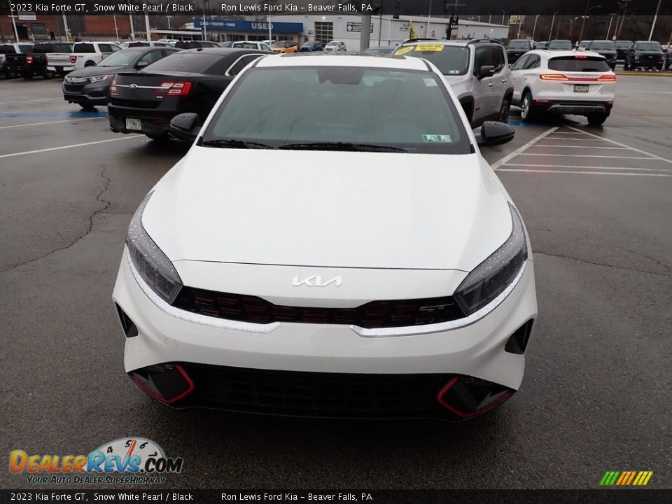 2023 Kia Forte GT Snow White Pearl / Black Photo #3