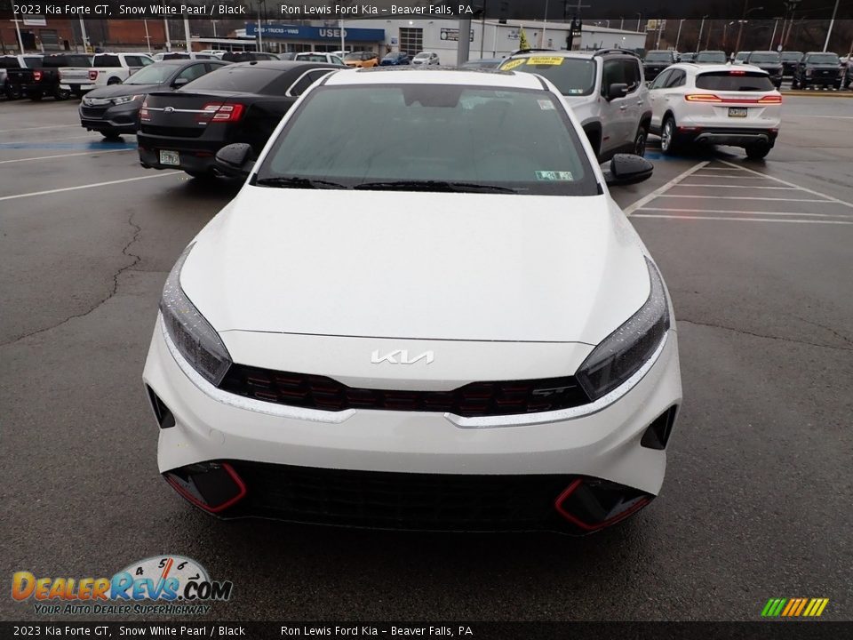 2023 Kia Forte GT Snow White Pearl / Black Photo #3