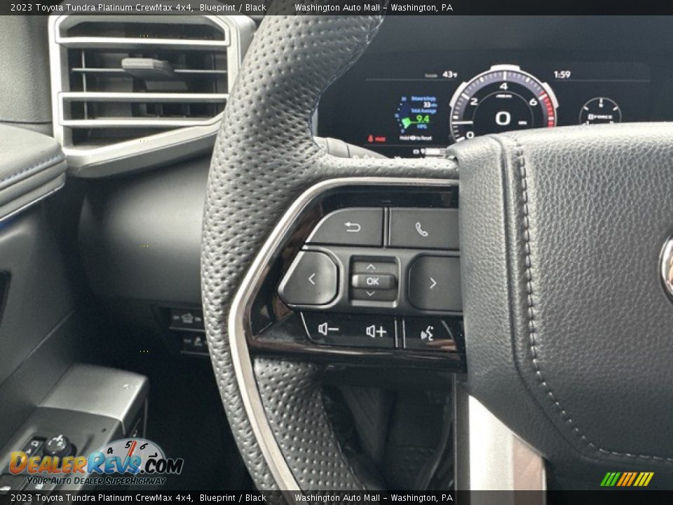 2023 Toyota Tundra Platinum CrewMax 4x4 Steering Wheel Photo #19