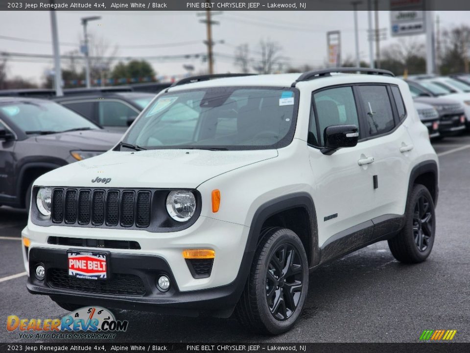 2023 Jeep Renegade Altitude 4x4 Alpine White / Black Photo #1