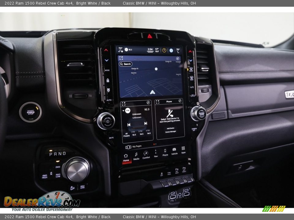 2022 Ram 1500 Rebel Crew Cab 4x4 Bright White / Black Photo #9
