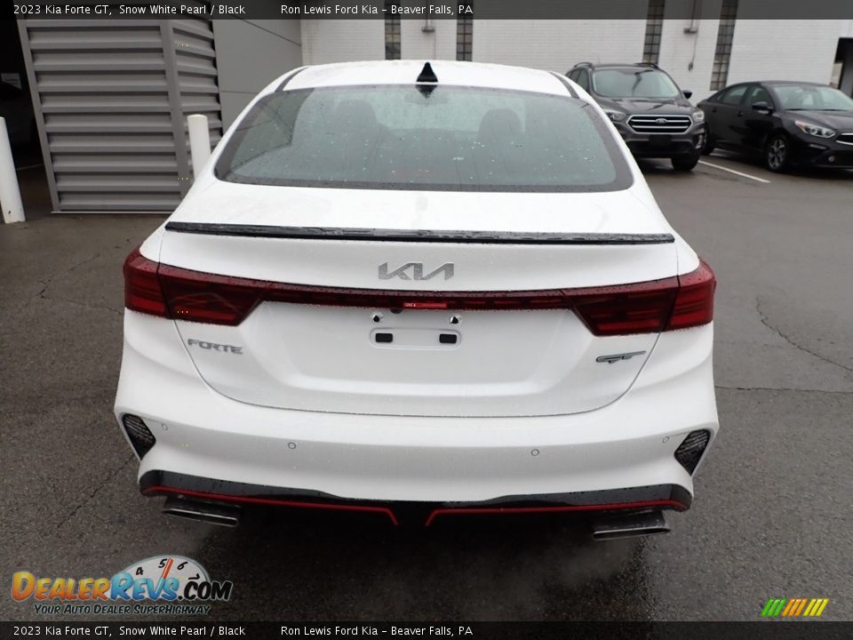 2023 Kia Forte GT Snow White Pearl / Black Photo #7
