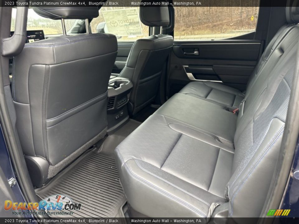 Rear Seat of 2023 Toyota Tundra Platinum CrewMax 4x4 Photo #24