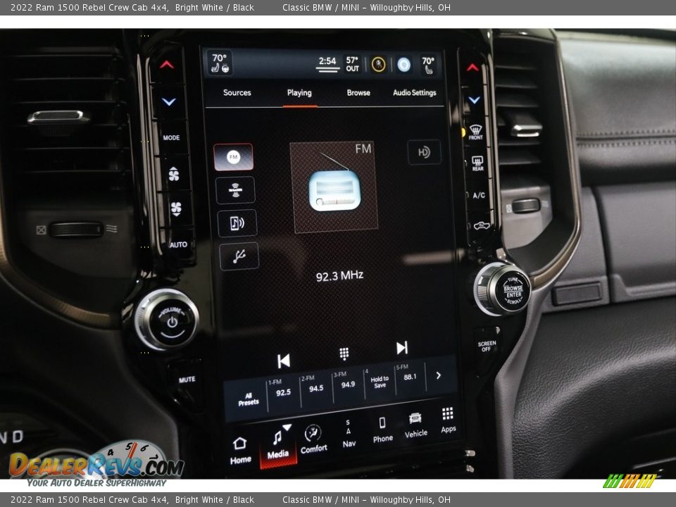 2022 Ram 1500 Rebel Crew Cab 4x4 Bright White / Black Photo #11