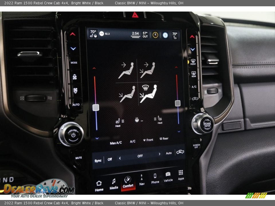 2022 Ram 1500 Rebel Crew Cab 4x4 Bright White / Black Photo #12