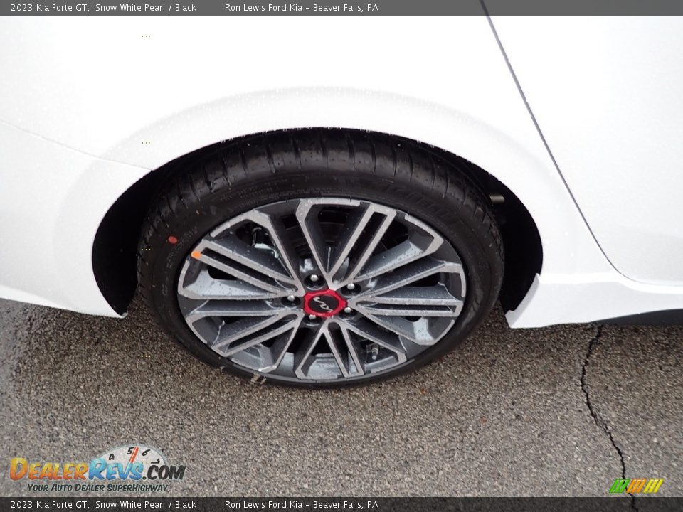 2023 Kia Forte GT Snow White Pearl / Black Photo #9