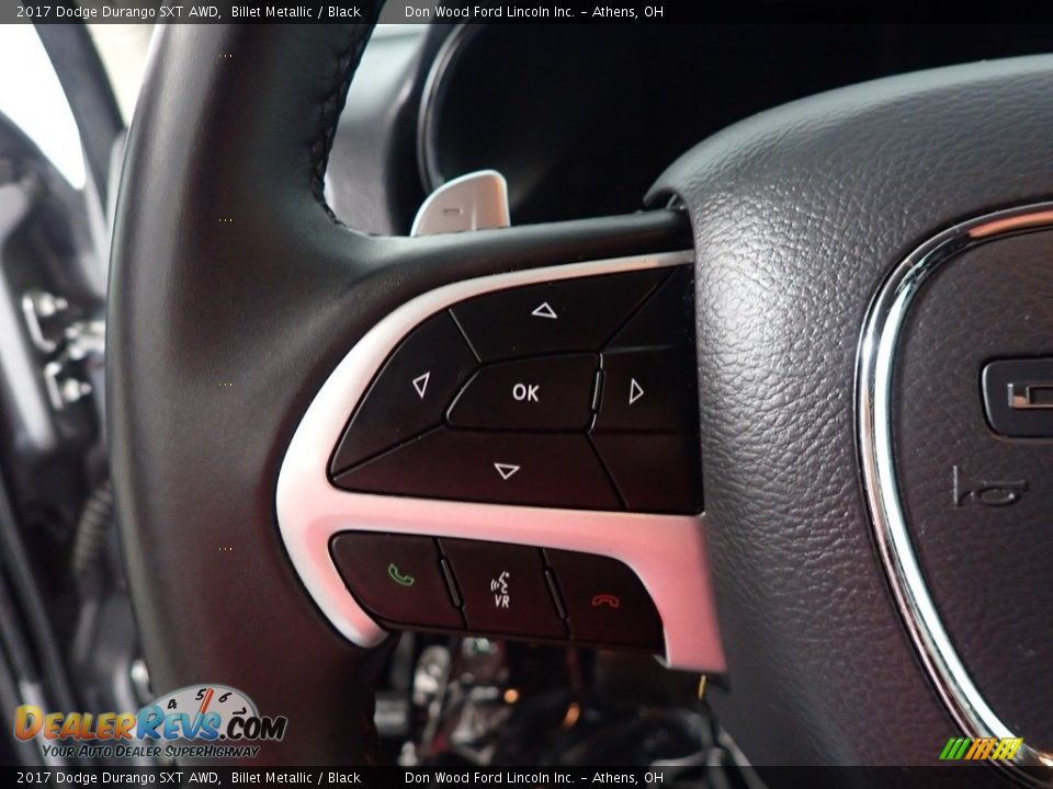 2017 Dodge Durango SXT AWD Billet Metallic / Black Photo #26