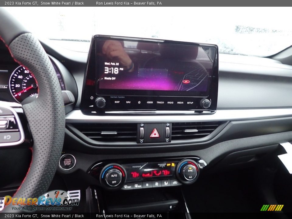2023 Kia Forte GT Snow White Pearl / Black Photo #16