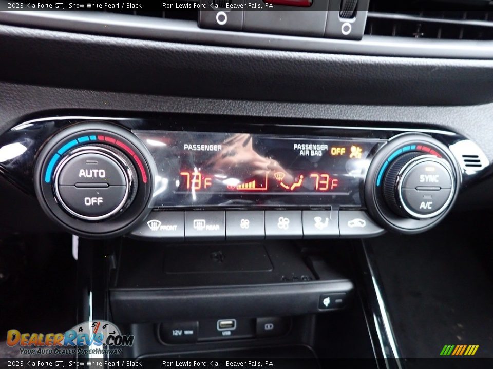 2023 Kia Forte GT Snow White Pearl / Black Photo #18