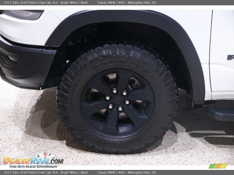 2022 Ram 1500 Rebel Crew Cab 4x4 Bright White / Black Photo #24