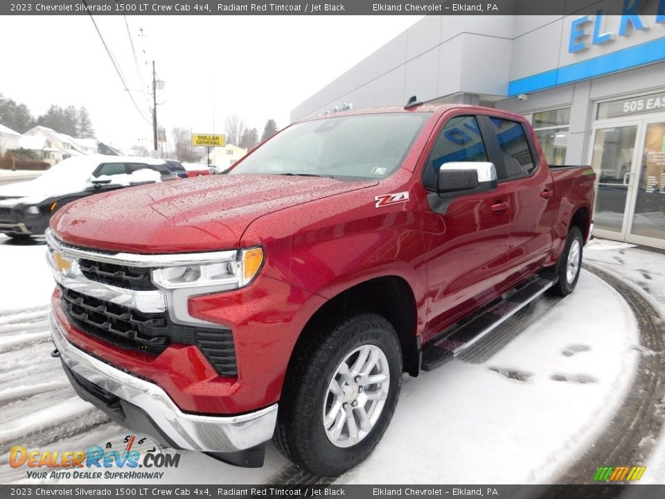 2023 Chevrolet Silverado 1500 LT Crew Cab 4x4 Radiant Red Tintcoat / Jet Black Photo #1