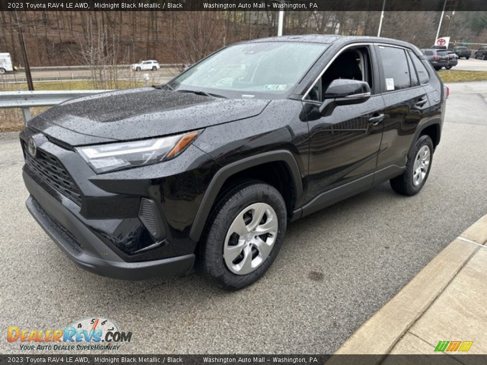 2023 Toyota RAV4 LE AWD Midnight Black Metallic / Black Photo #7