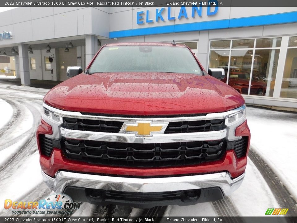 2023 Chevrolet Silverado 1500 LT Crew Cab 4x4 Radiant Red Tintcoat / Jet Black Photo #2