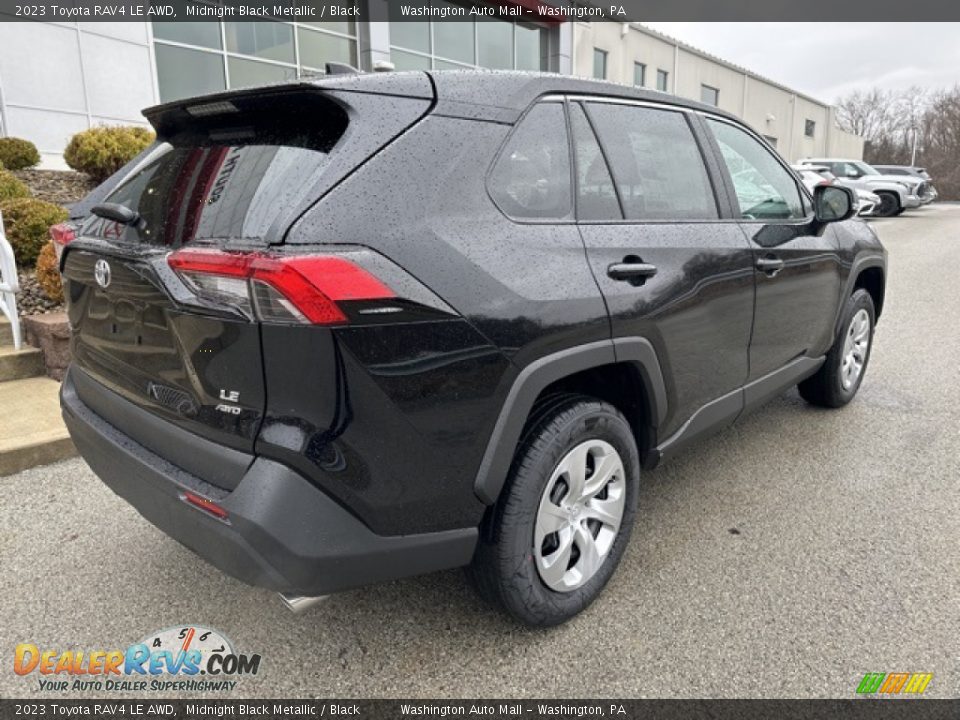 2023 Toyota RAV4 LE AWD Midnight Black Metallic / Black Photo #9