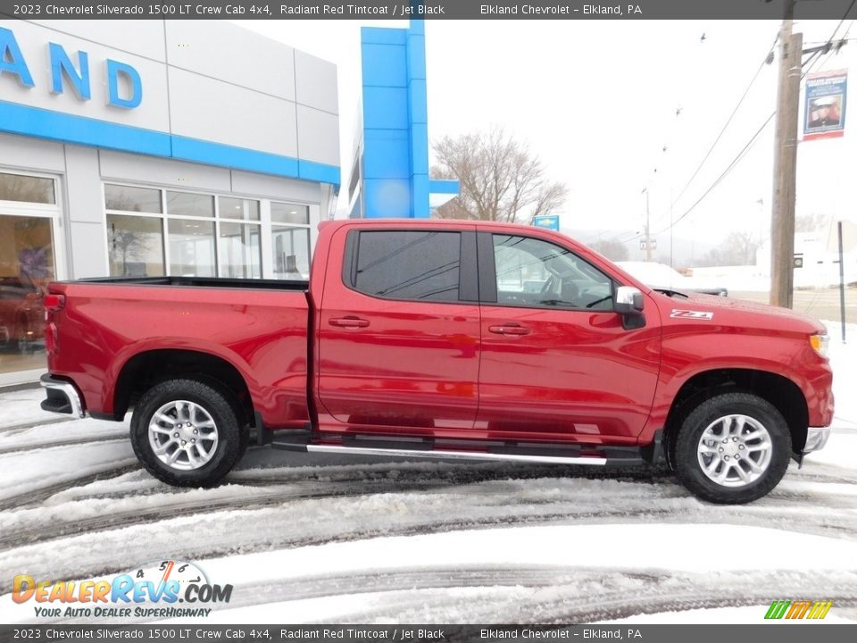 2023 Chevrolet Silverado 1500 LT Crew Cab 4x4 Radiant Red Tintcoat / Jet Black Photo #6