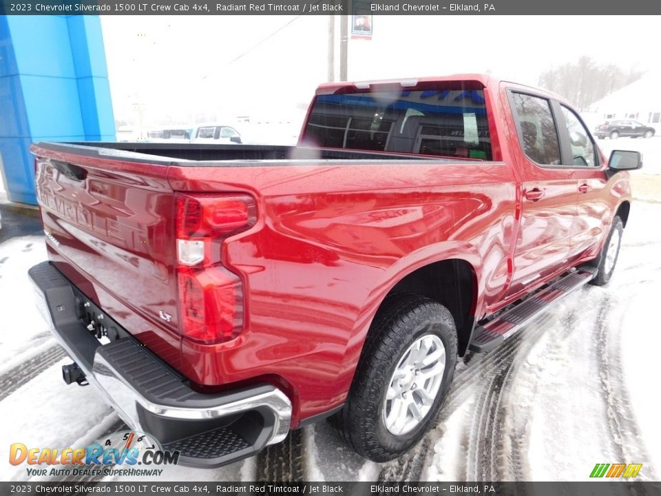 2023 Chevrolet Silverado 1500 LT Crew Cab 4x4 Radiant Red Tintcoat / Jet Black Photo #7