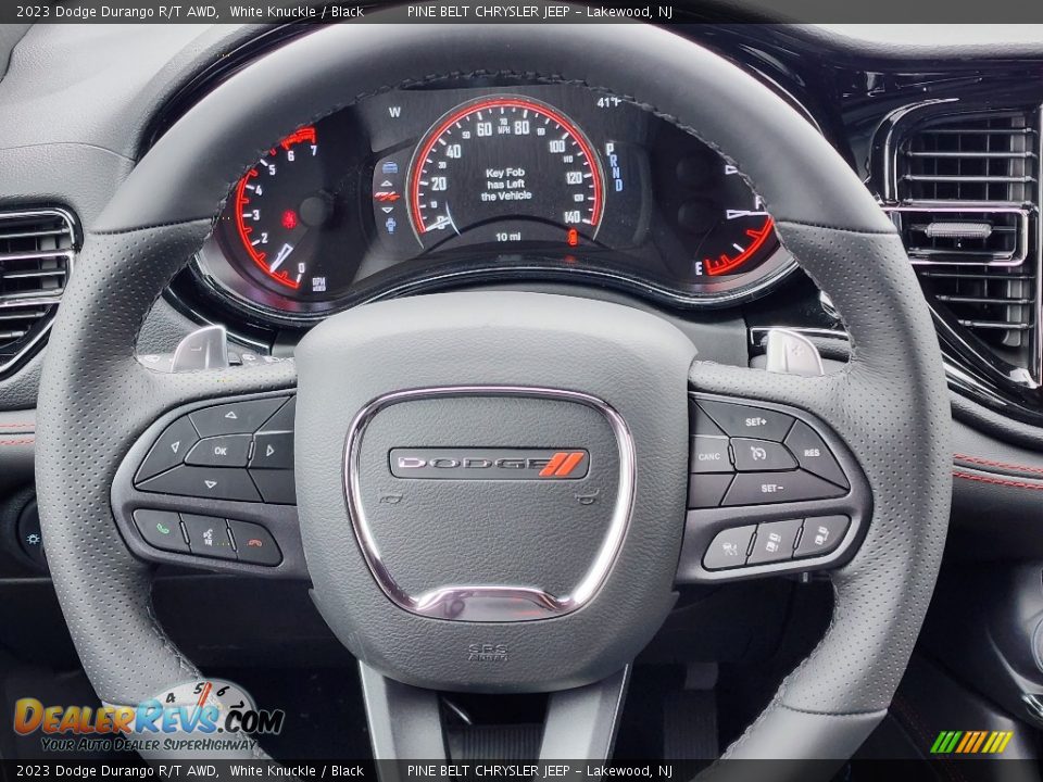 2023 Dodge Durango R/T AWD Steering Wheel Photo #12