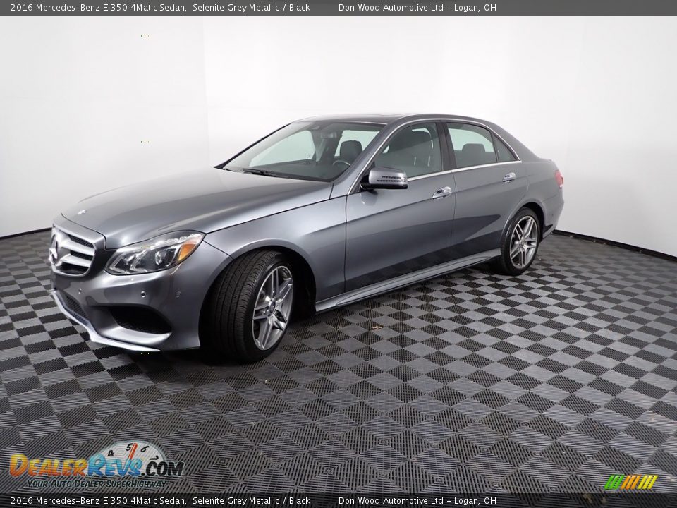 2016 Mercedes-Benz E 350 4Matic Sedan Selenite Grey Metallic / Black Photo #7