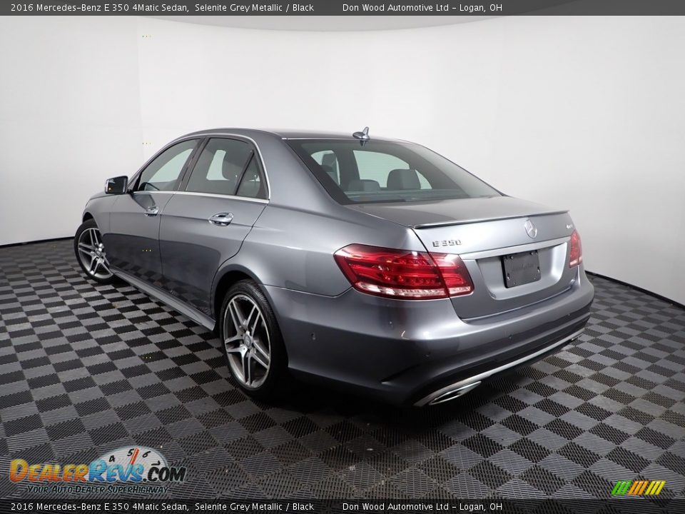 2016 Mercedes-Benz E 350 4Matic Sedan Selenite Grey Metallic / Black Photo #8