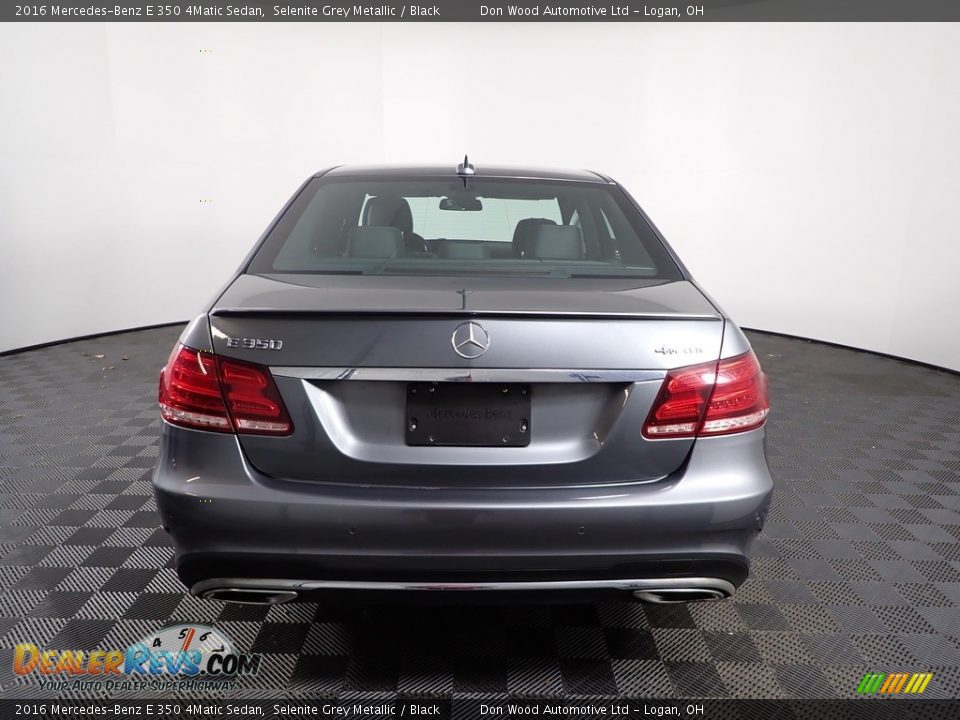 2016 Mercedes-Benz E 350 4Matic Sedan Selenite Grey Metallic / Black Photo #9