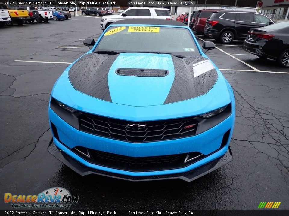 2022 Chevrolet Camaro LT1 Convertible Rapid Blue / Jet Black Photo #3