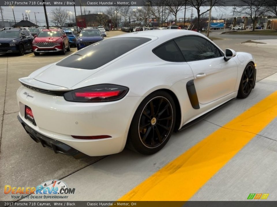 2017 Porsche 718 Cayman White / Black Photo #2