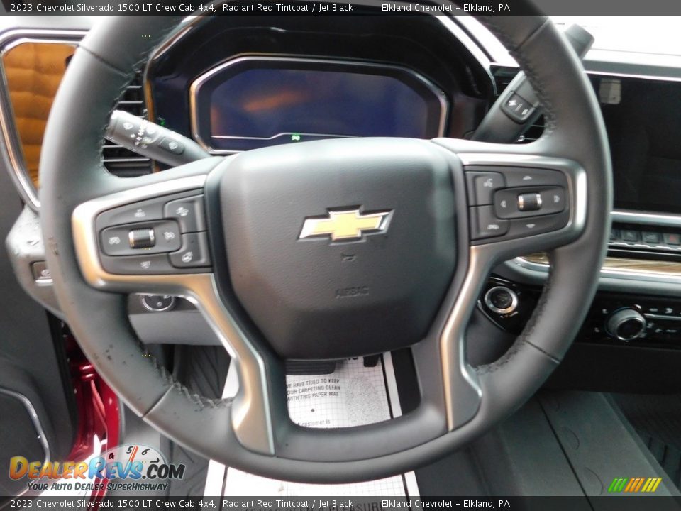 2023 Chevrolet Silverado 1500 LT Crew Cab 4x4 Radiant Red Tintcoat / Jet Black Photo #22