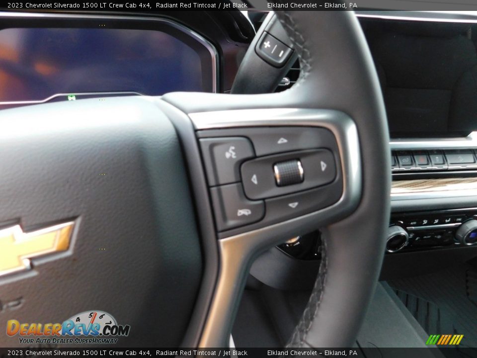 2023 Chevrolet Silverado 1500 LT Crew Cab 4x4 Radiant Red Tintcoat / Jet Black Photo #23