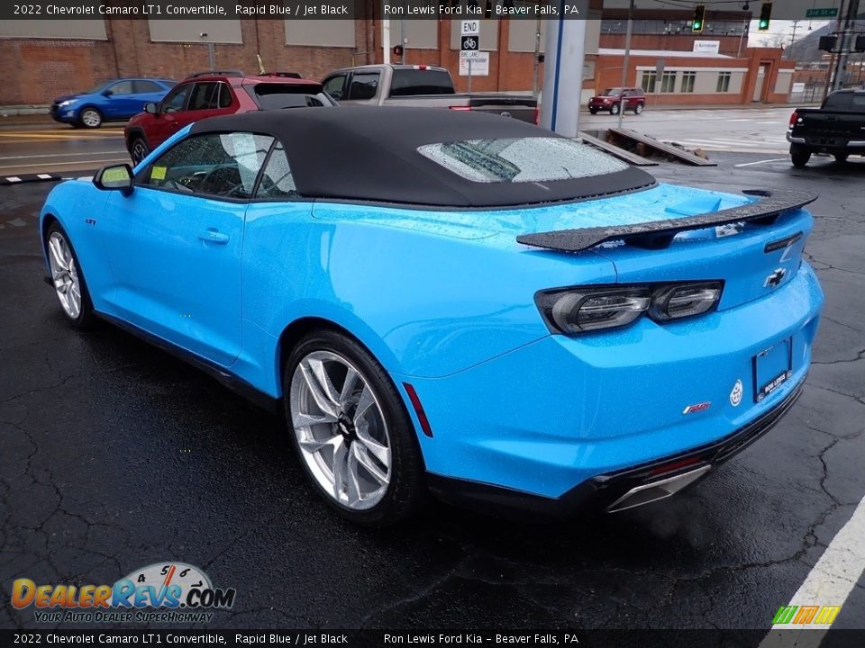 2022 Chevrolet Camaro LT1 Convertible Rapid Blue / Jet Black Photo #6