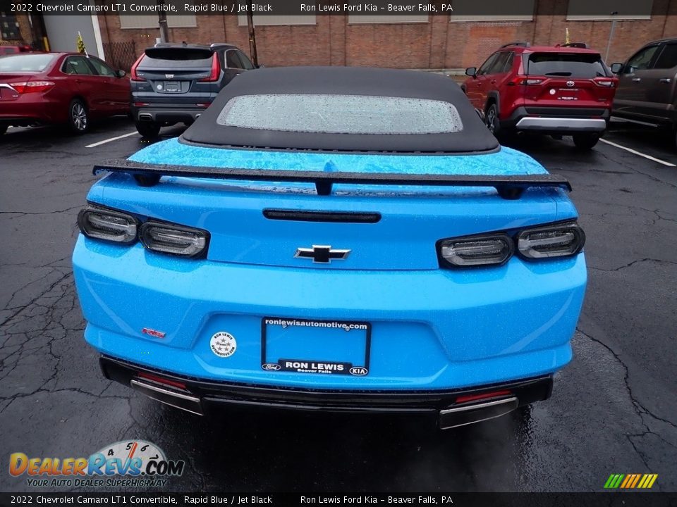 2022 Chevrolet Camaro LT1 Convertible Rapid Blue / Jet Black Photo #7