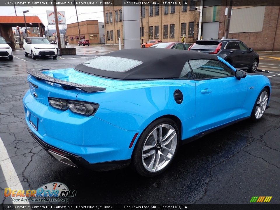 2022 Chevrolet Camaro LT1 Convertible Rapid Blue / Jet Black Photo #8