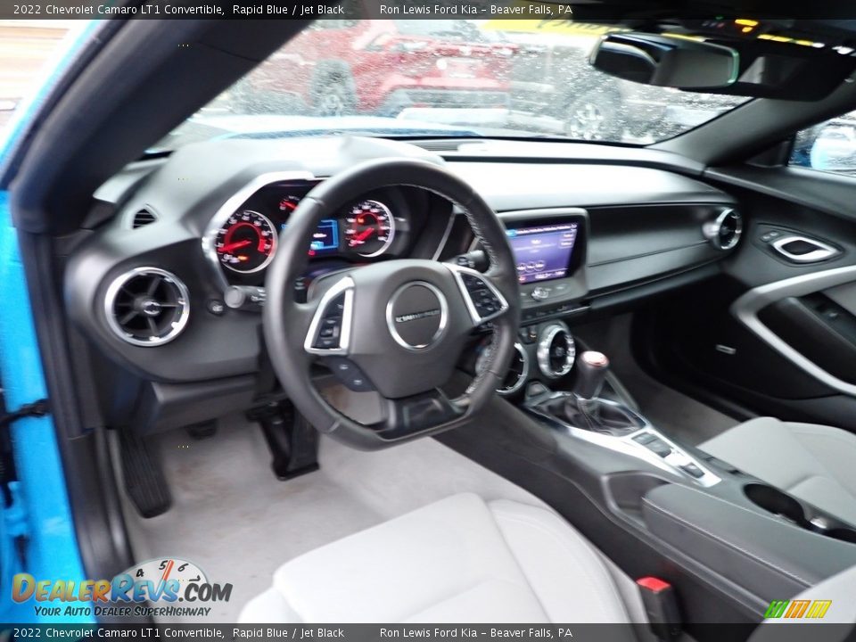2022 Chevrolet Camaro LT1 Convertible Rapid Blue / Jet Black Photo #12