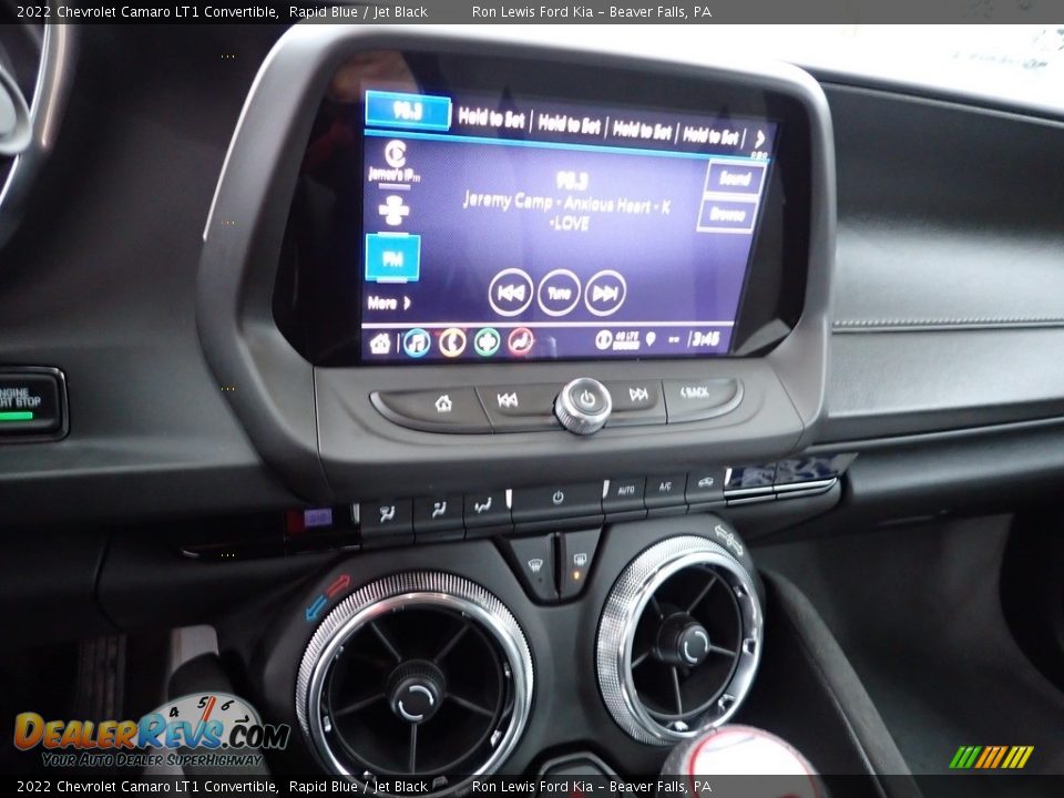 2022 Chevrolet Camaro LT1 Convertible Rapid Blue / Jet Black Photo #19